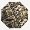 1PC Crows, Gothic Umbrella-8-Rib Reinforced, Automatic Open, Lightweight & Durable, Cute Fashion Accessory for Outdoor-T330