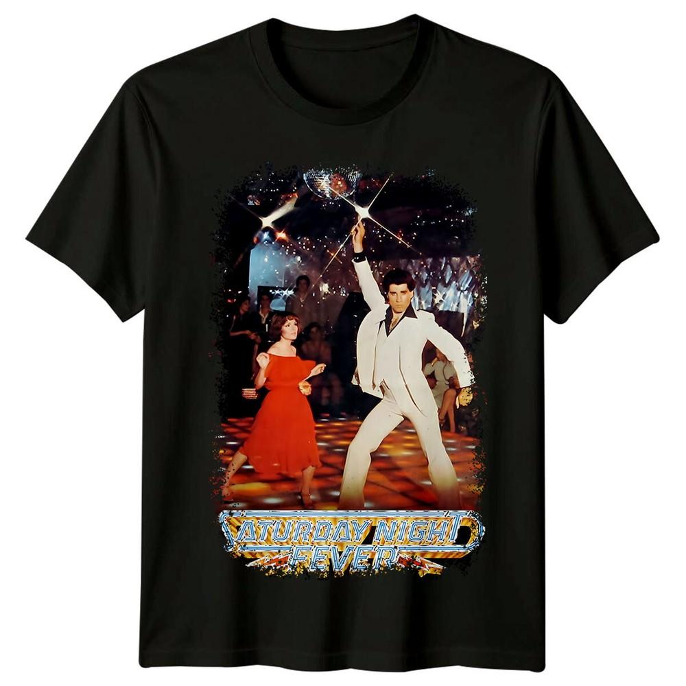 Saturday Night Fever 1977 Movie Poster Inspired Tshirt Retro 70s Tee Unisex
