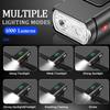 Bicycle LED Light MTB T6 Headlight Waterproof USB Bright Flashlight 6-speed Dimming Power Display Night Riding Accessories