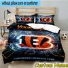 3pcs Custom Name Cincinnati Browns Legacy Bedding Set Includes 1 Duvet Cover & 2 Pillowcases for All Seasons Dormitory Home Decor Christmas gifts