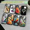Colorful Bird Hummingbird  Phone Case For iPhone17,16,15,14,13,12,11 Plus,Pro Magnetic For Magsafe Wireless Charging