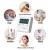 White Digital Kitchen Timer Cooking Timer LCD Digital Manual Countdown Mechanical Digital Kitchen Timer Magnetic Kitchen Gadgets