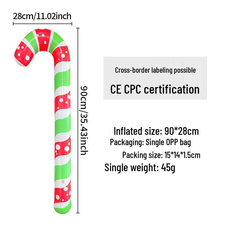 Cross-Border Christmas Courtyard Decoration: PVC Lantern & Inflatable Christmas Ball Set