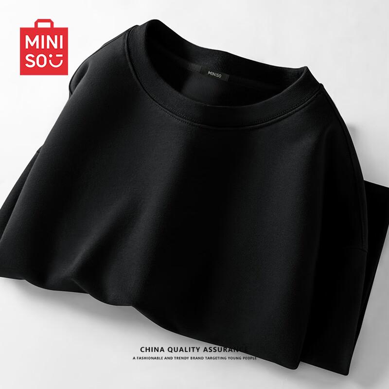 MINISO Men's 2026 Fall Heavyweight Crewneck Sweatshirt