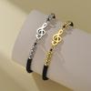  Fashion Music Symbol Bracelet for Women Gold/Silver Color Link/Rope Chain Bracelet Stainless Steel Musician Jewelry Gift