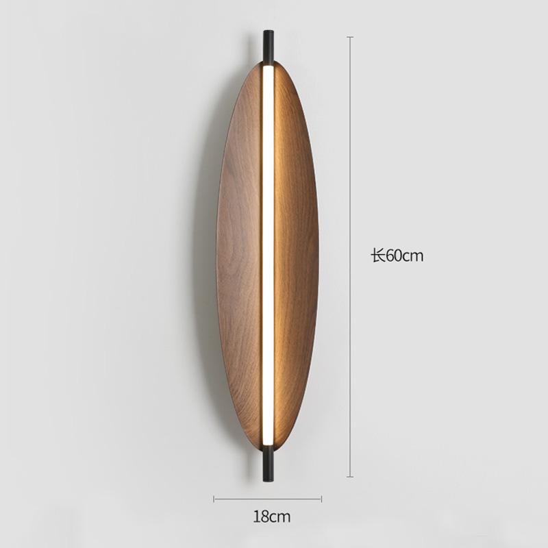 

Ретро-светильники, обеденный стол и дизайн столовой, персонализированный и креативный бар, настенный светильник с текстурой листового дерева 12W&Tricolor dimming