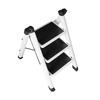 3 Step Folding MultiFunctional Ladder Household Folding and Retractable Zigzag Ladder Indoor Climbing Ladder Thickened Staircase