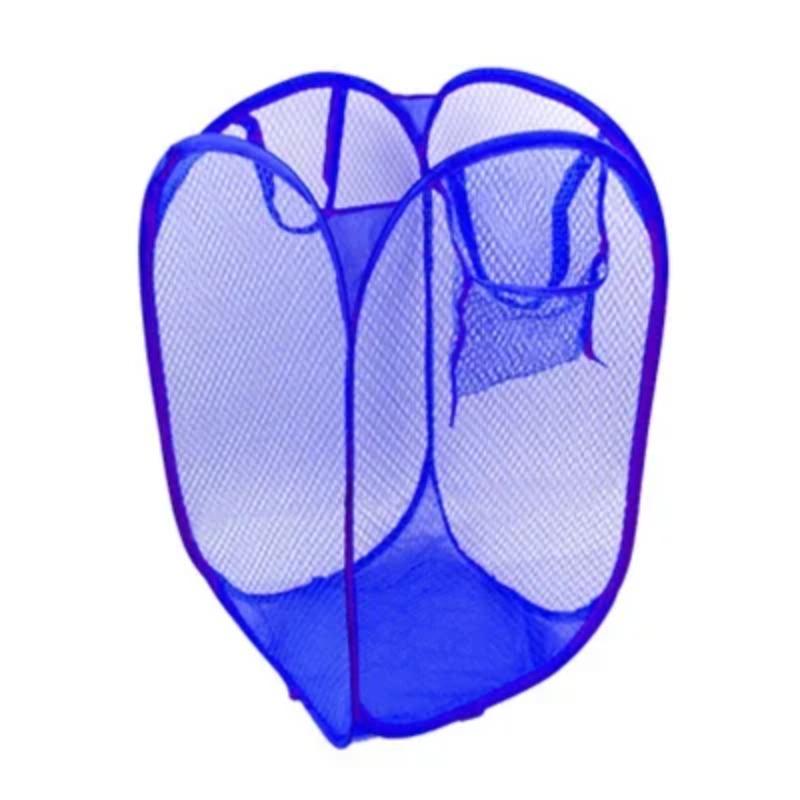 Large Capacity Folding Household Laundry Storage Basket Mesh Dirty Clothes Storage BasketToy Storage Bag Household StorageBucket