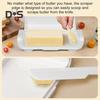 Butter Keeper Box with Lid Cutter Leak-Proof Butter Storage Container for Fridge French Butter Dish Countertop Butter Box Home Kitchen Accessories