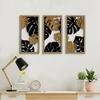 3PC/Set Hollow Leaves Boho Wooden Wall Hanging Wall Art Wall Decor Bedroom Office Studio Wood Craft Decor Home