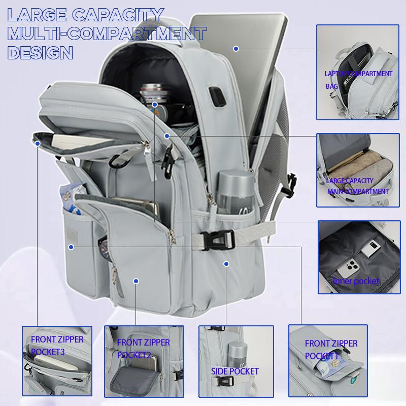 Computer Bag for Junior and Senior High School Students, College Students, Casual, Lightweight, Large Capacity Backpack for Boy