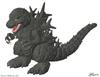 Chibimaru Godzilla Series No. 1101 Godzilla (2023) 70th Anniversary Edition Plastic Model