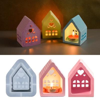 Moule en silicone pour bougie en forme de goutte de colle DIY Love House