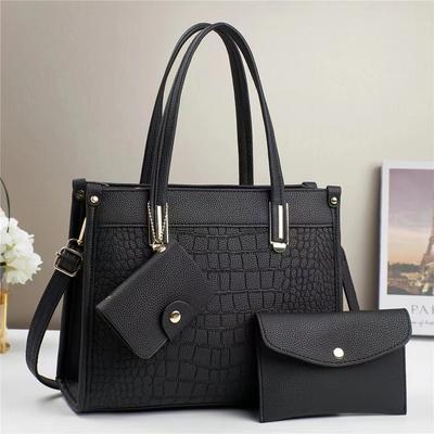 New Stone Grain Bag Temperament Handbag with Mother Bag Large Capacity Single Shoulder Casual Crossbody Bag