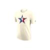 SS24 NBA All-Star Series Logo Print Commemorative Short Sleeve T-Shirt Men Tops Light-Ivory FQ6134-110