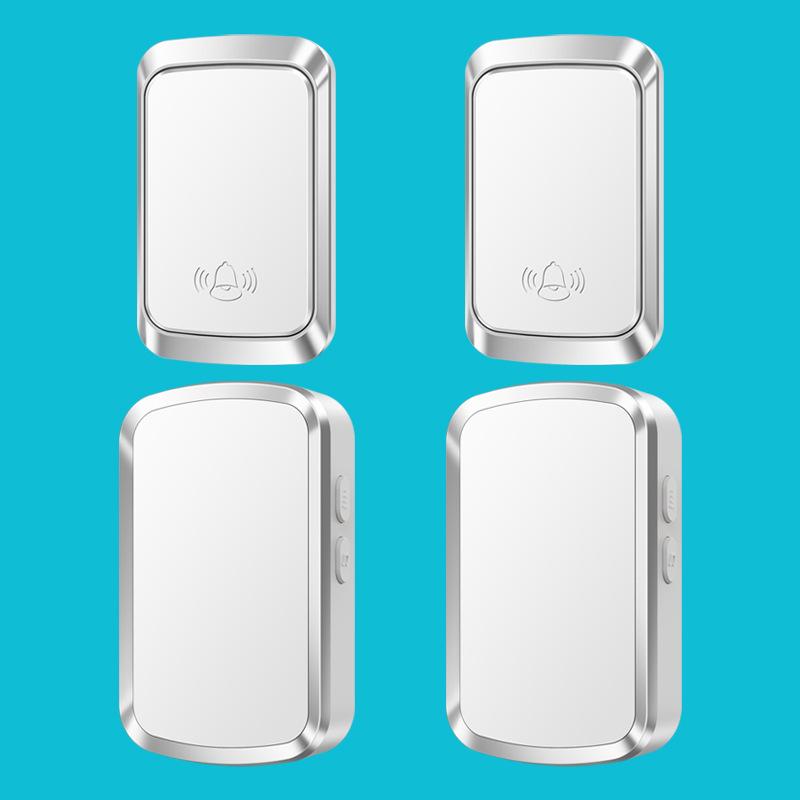 Wireless Self-Powered Doorbell, Waterproof, Long-Range, Electronic Remote Bell, Ideal for Home & Elderly Use.