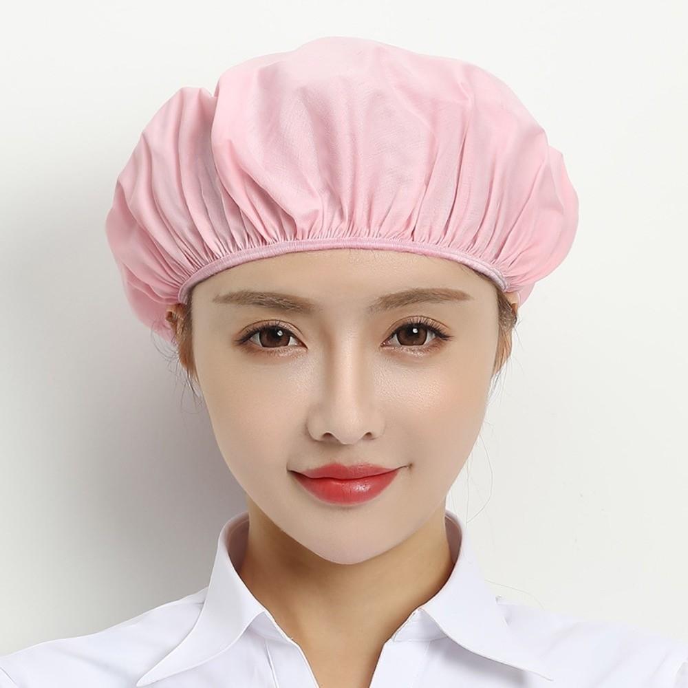 Fashion Elastic Workshop Work Hat Smoke-proof Dust-proof Work Wear Hair Fall-proof Breathable Catering Cap Food Factory