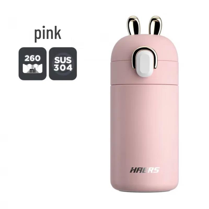 Haers Mini Portable Stainless Steel Insulated Water Bottle