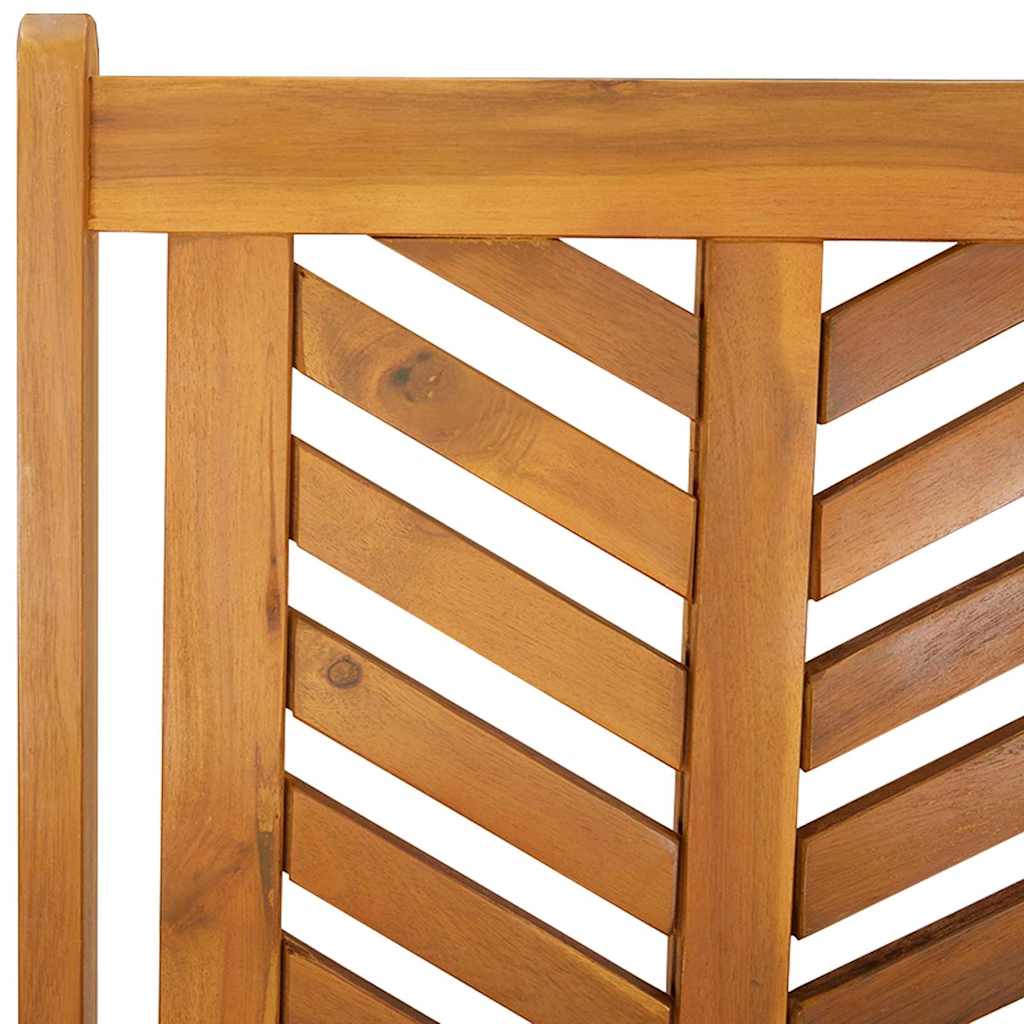 vidaXL Garden Dining Set 7 pcs Brown Solid Acacia Wood