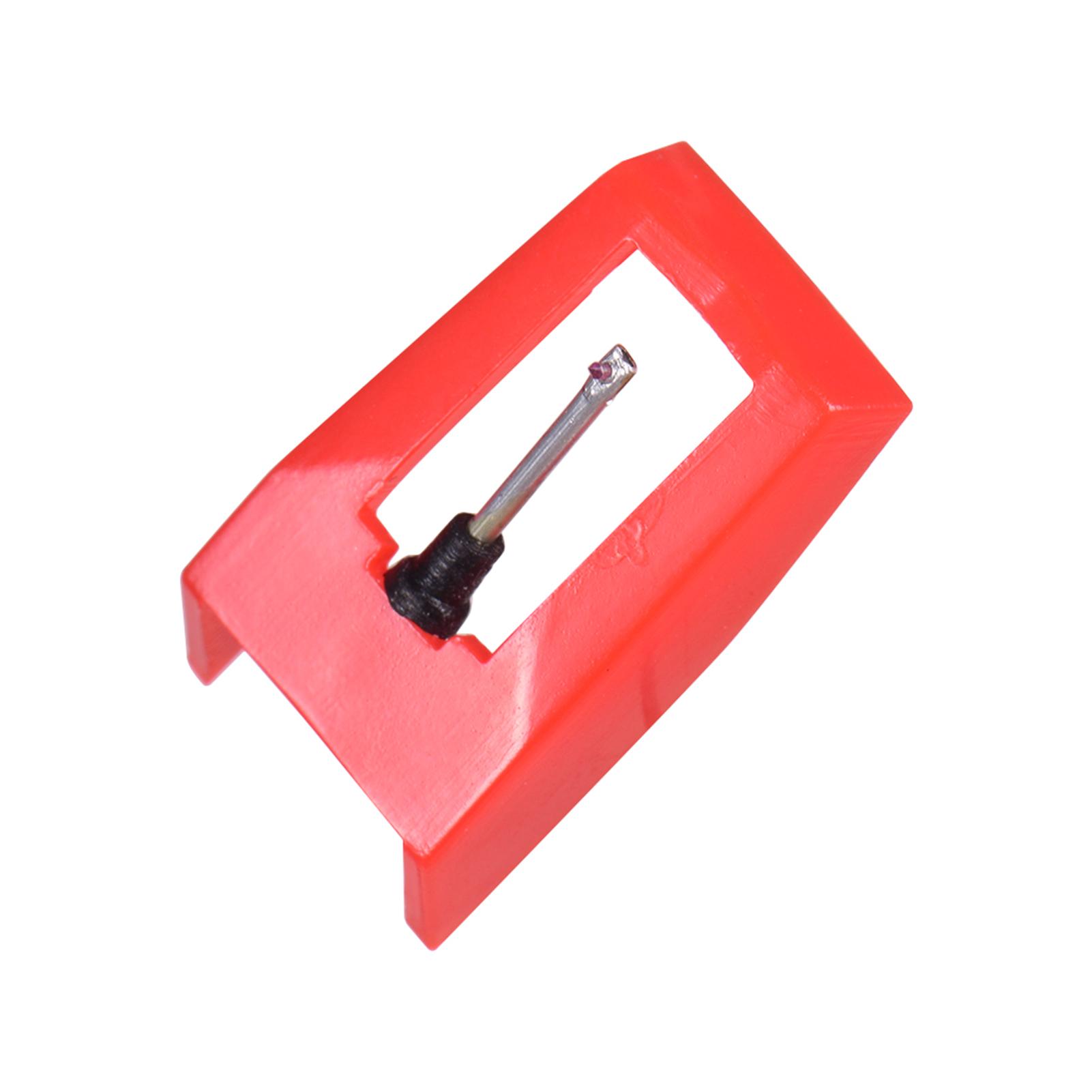 

Игла для проигрывателя грампластинок, сменная игла для проигрывателя, совместимая с Crosley NP1 NP6, упаковка из 2 штук красный