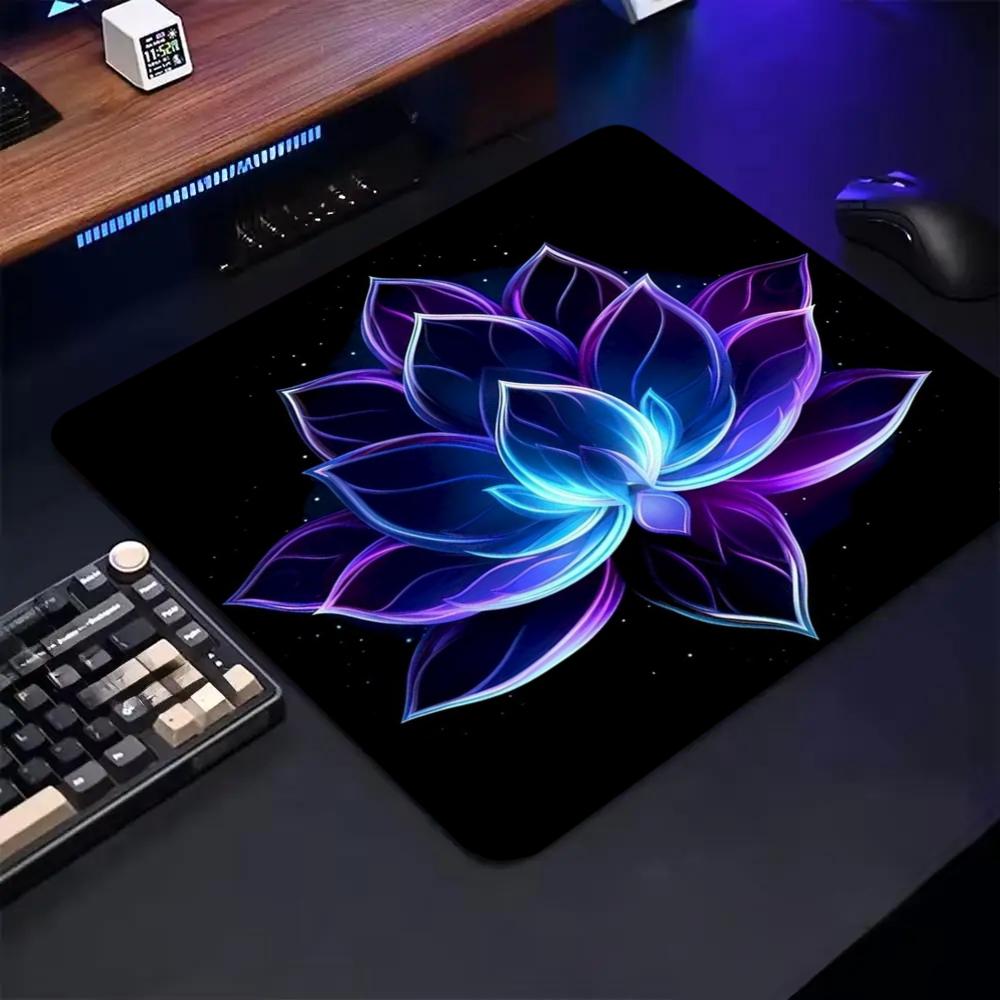 Dream Lotus Mouse Pad Square Computer Office Game Table Mats Rubber Anti-slip Laptop Mousepads 40X45 Large 22x18 Desk Pads