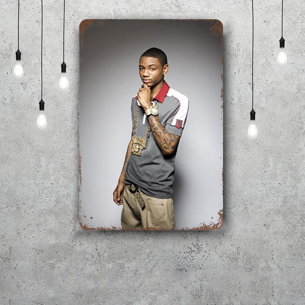 Soulja Boy Decor Poster Vintage Tin Sign Metal Sign Decorative Plaque for Pub Bar Man Cave Club Wall Decoration