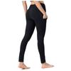 Women's Grenadine Patchwork High Waist Sports Fitness Yoga Pants With Pockets