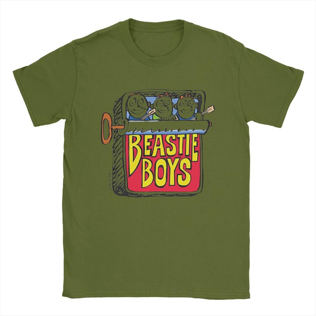 Awesome Beastie Boys Sardine Can T-Shirts for Men Crewneck Cotton T Shirts Short Sleeve Tee Shirt 4XL 5XL Tops