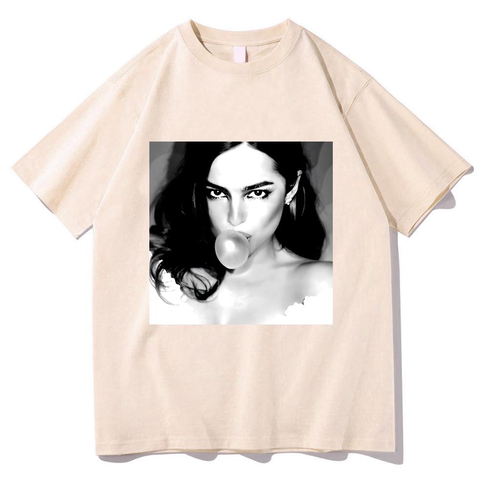 Addison Rae T-shirt Graphic Printing Hip Hop Cotton Tee-shirt Short Sleeve Gothic O-neck Tshirts Women Clothes Fashion Clothing