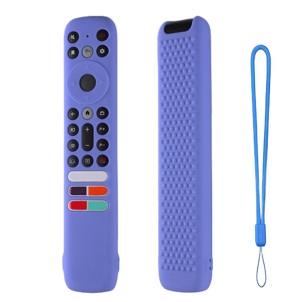

Protective Cover Silicone Remote Control Covers with Lanyard Shockproof Anti-Slip Accessories for TCL RC902V FMR1 FMR2 FMR4