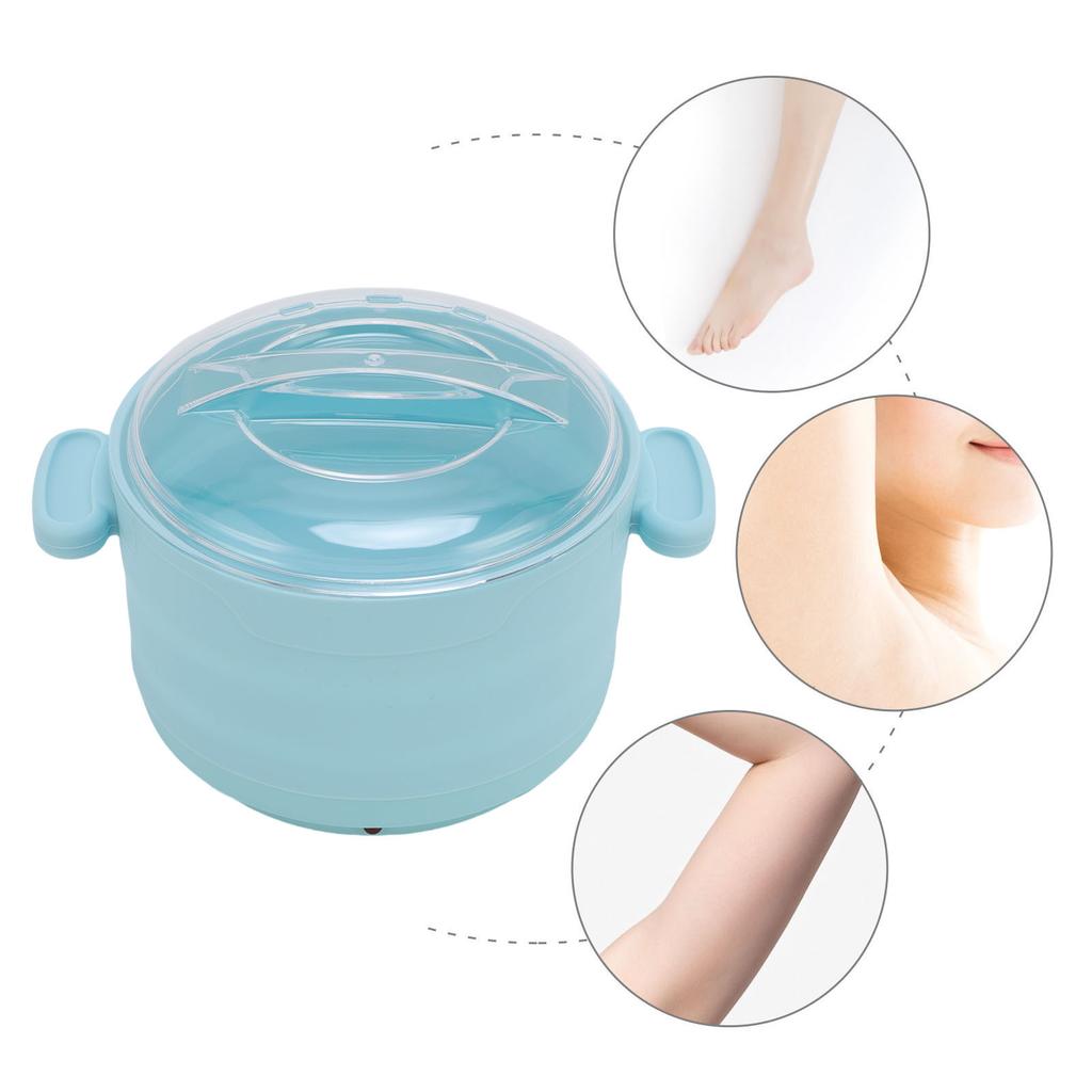 Silicone Wax Warmer for Hair Removal Non Stick Foldable Electric Wax Melt Warmer Machine 500 ML