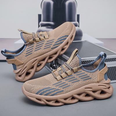 Letnie nowe męskie buty duże rozmiary wszechstronne buty codzienne męskie oddychające buty sportowe z dzianiny typu fly rozmiar 50 młodzieżowe buty do biegania