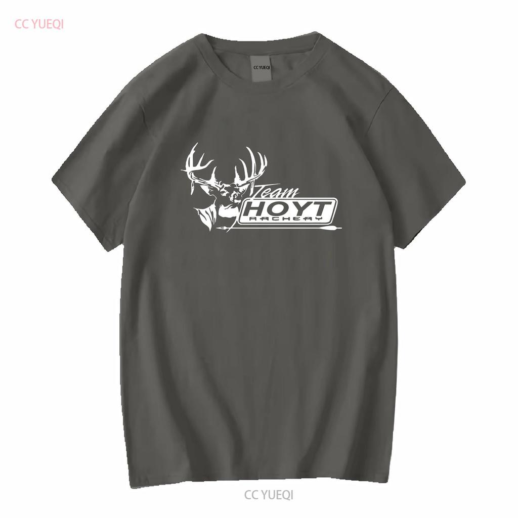 New T Shirt Hoyt Archery Bow Logo Mens Black USA Size S to 5XL long or short sleeves vintage Washed Stretched Comfortable