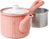 This Lightweight Teapot Features a Floral a 9cm and a 350ml Its Delicate Pink Design Features a Comfortable Handle and a Stainless Steel Perfect for