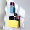 Pen Storage Box Whiteboard Pen Organizer Magnetic Pen Holder Desktop Pen Holder Desk Pen Organizer