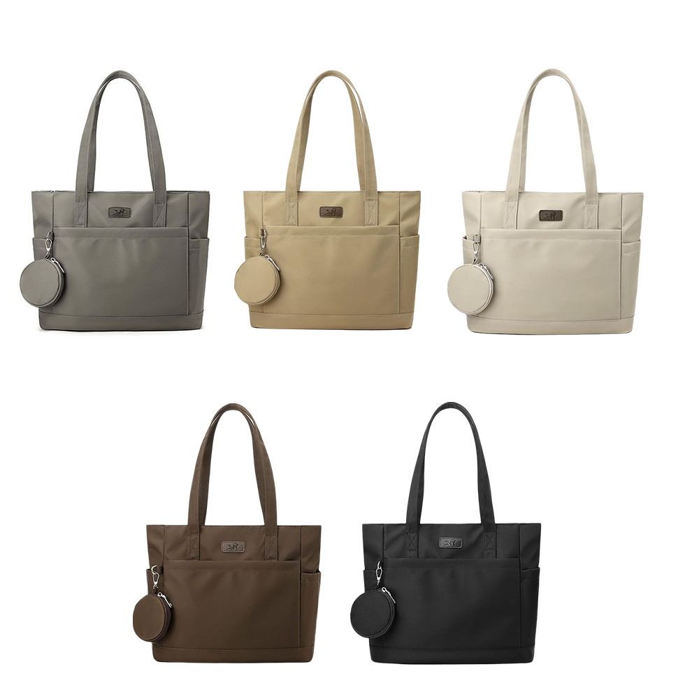 Large Capacity Nylon Cloth Shoulder Bag Versatile Commuting Handbag Casual Canvas Tote Bag Girls