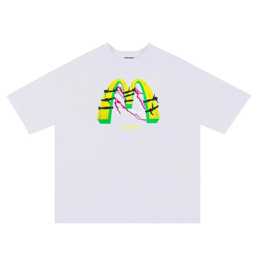 Fashion Hip Hop Harajuku Men's T-Shirt Funny Graphic Printed Cool Short Sleeves T-shirt Casual Oversize Cotton Men Women T Shirt