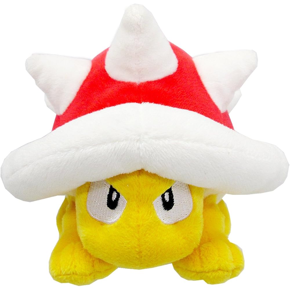 Sanei Boeki Super Mario All Star Collection Spiny Plush Toy 13.5x14.5x12cm