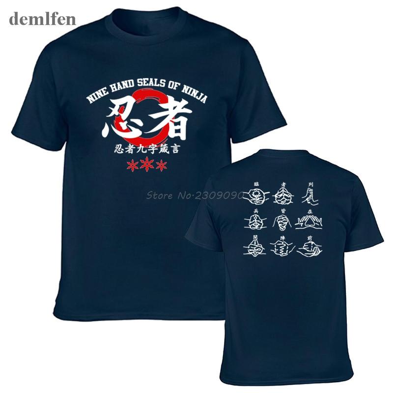 Newest Japan Samurai T Shirt Men Shotestokan Karate Bujinkan Dojo Pro Wrestling Shinobi T Shirt Tops