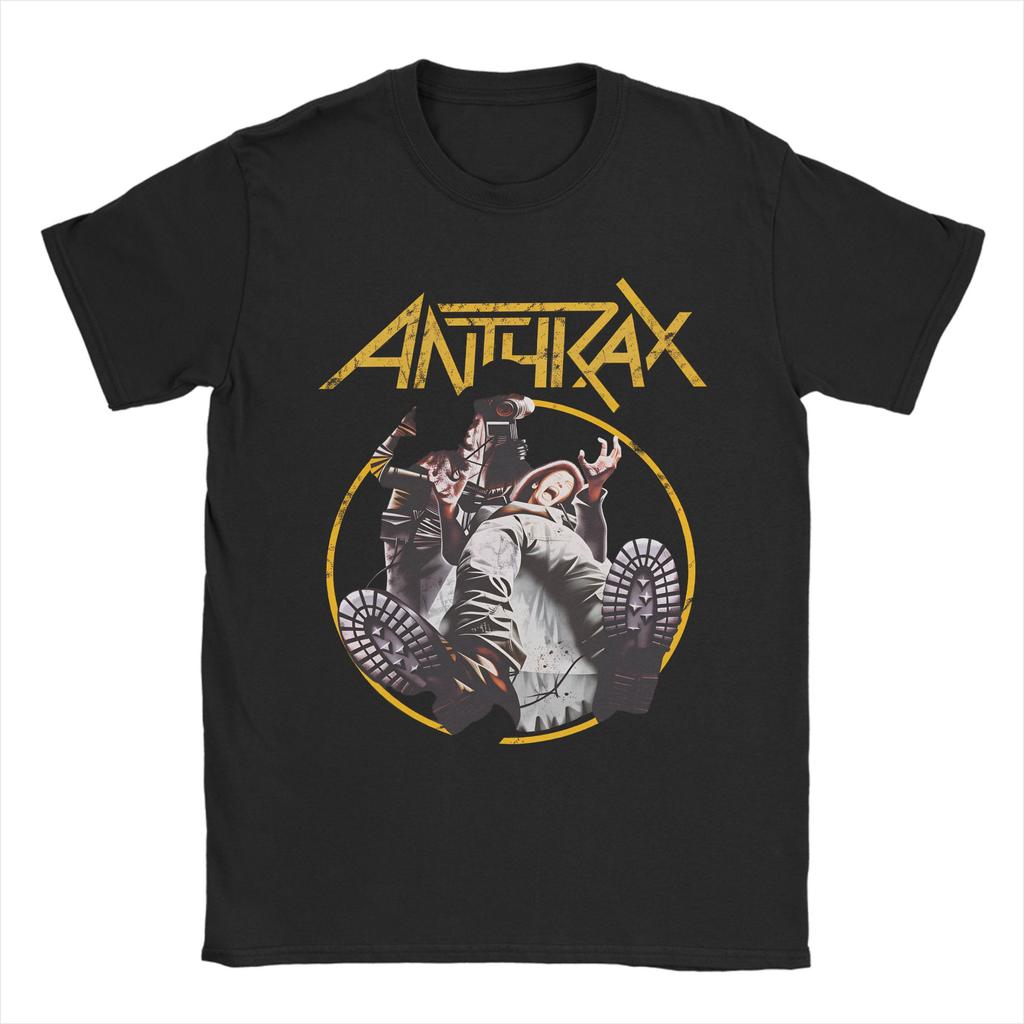 Novelty Anthrax Spreading The Disease TShirt Men Round Collar Cotton T Shirts Short Sleeve Tee Shirt Birthday Present Clothes