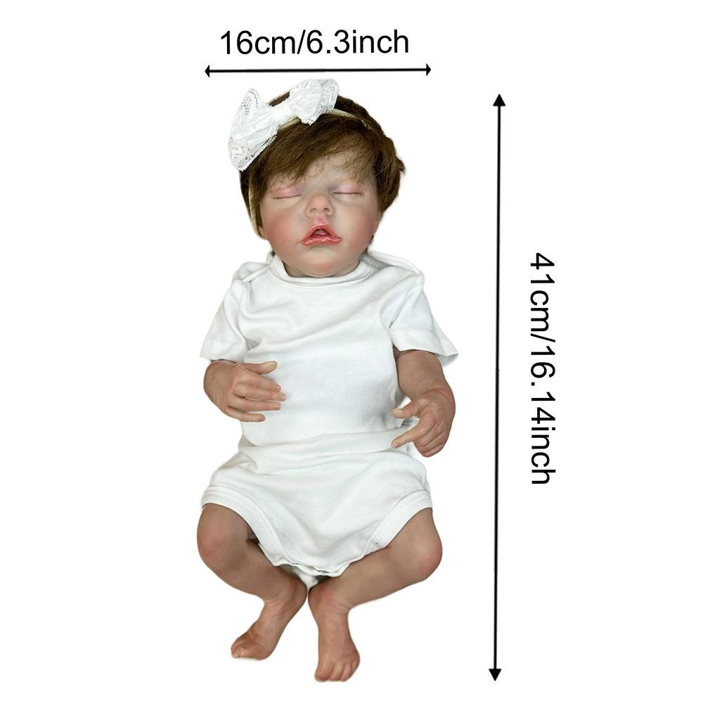 Reborn Baby Doll Girl 40cm Twin Exquisite Painted rebirth Doll Realistic Baby Toy