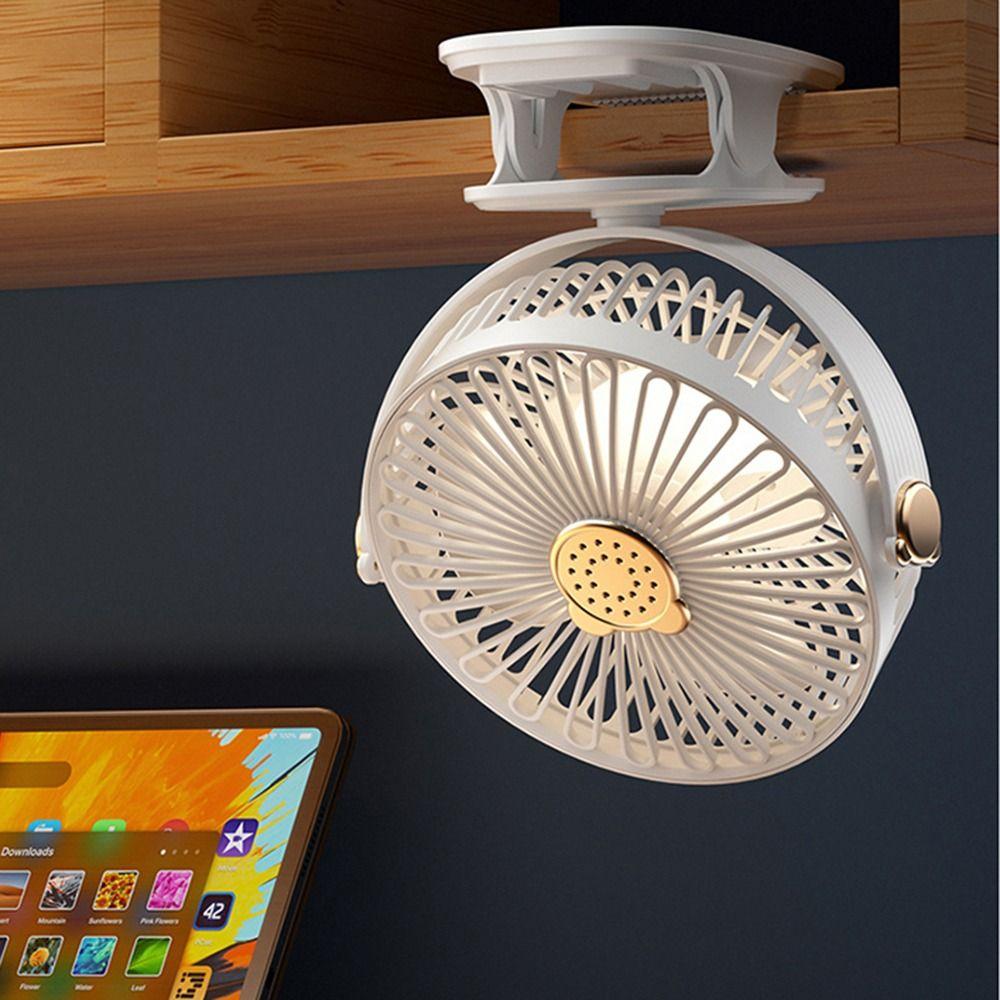 Rotation Desktop Hang Clip Fan Low Noise 3 In 1 Car Cooler Flexible Ceiling Electric Fan  Office