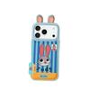 3D Judy Nick Ear Sticker Skin for iPhone 14/13, Apple 17/16/15 Pro Max Case