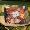 Genshin Impact Mavuika Cushion Cover Soft Reversible Durable Pillow Cover MultiScene Use for Home Car Daily Comfort