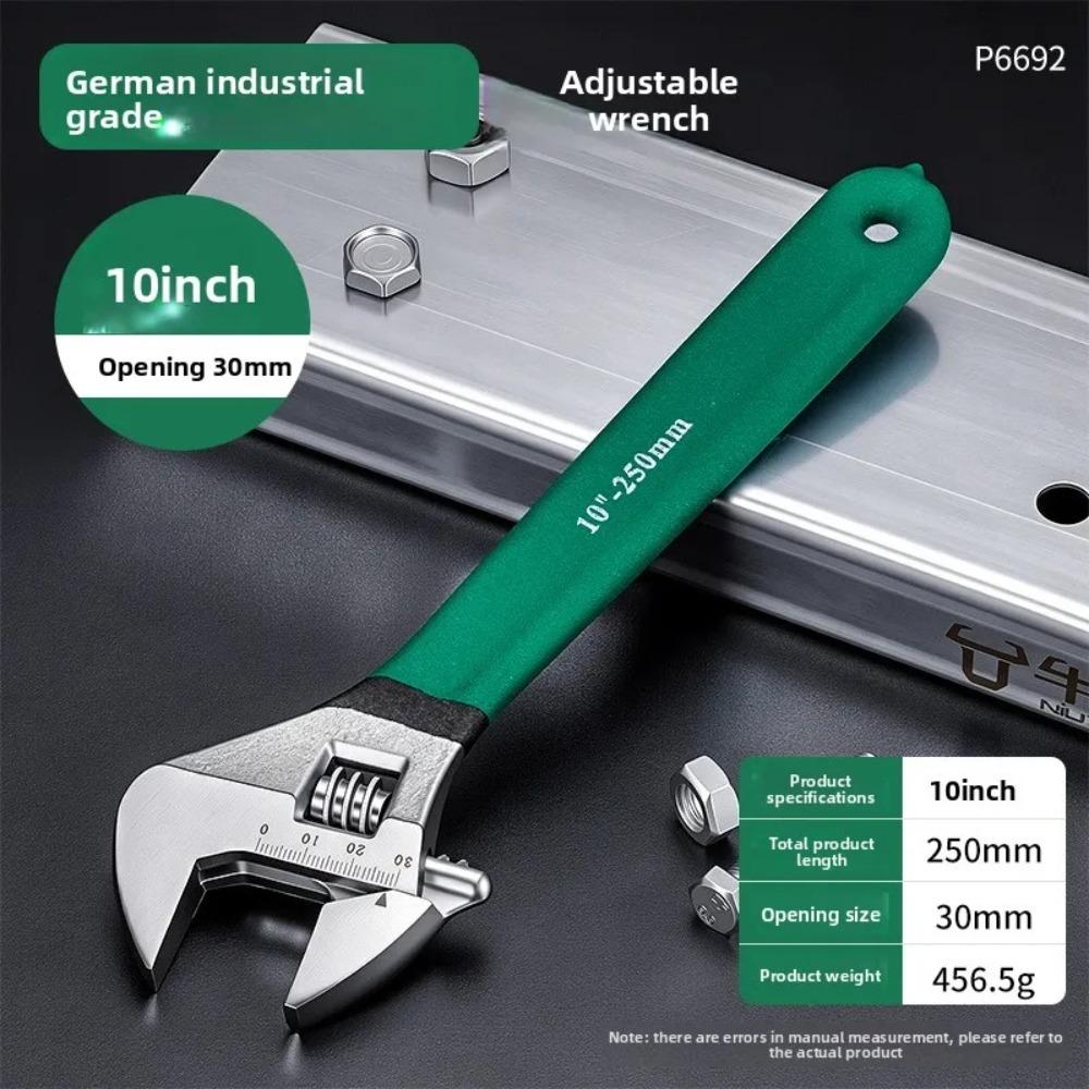 Adjustable Adjustable Wrench Chrome Vanadium Steel Hand Tools Professional Spanner Household