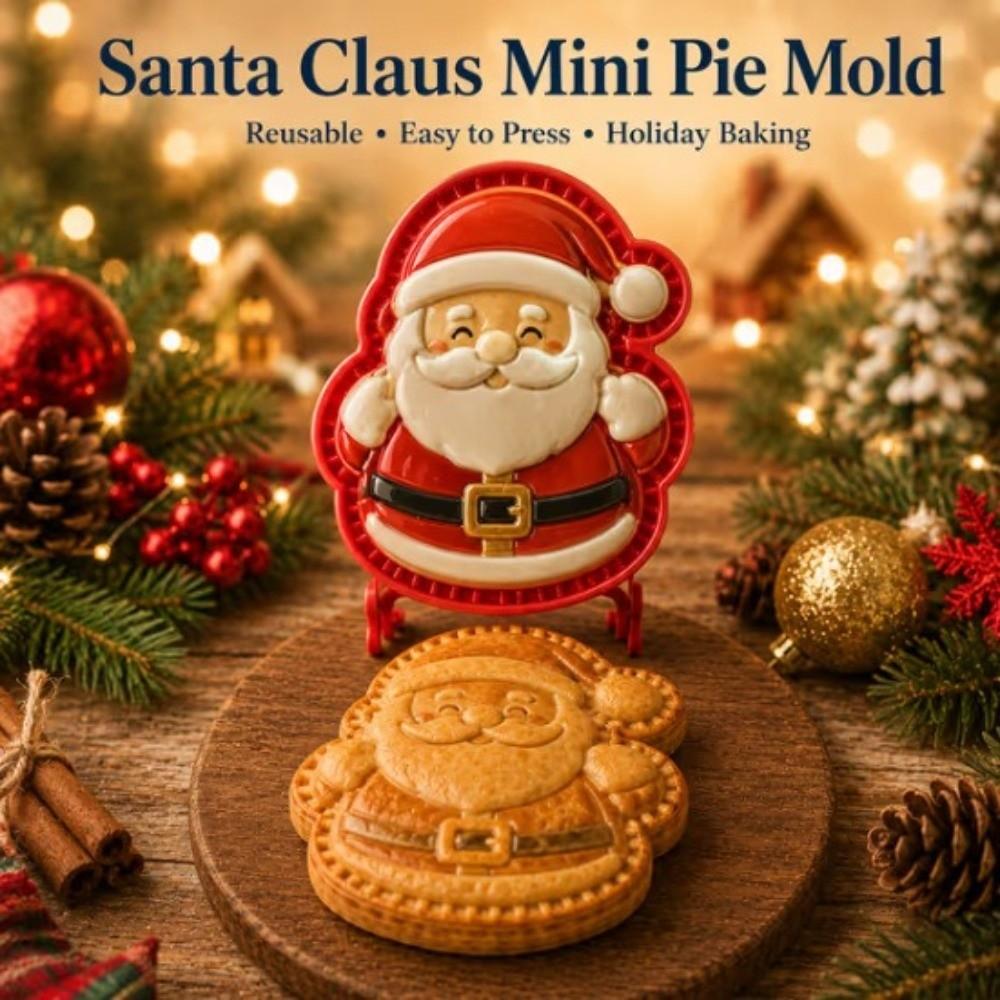 Sled Bell Penguin Pie Mold Collection Red DIY Cake Molds Holiday Cookie Molds Christmas Party