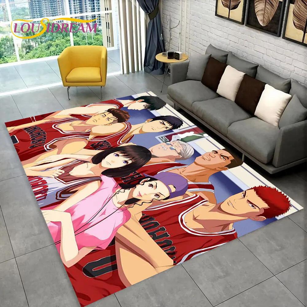 Slam Dunk Japan Anime Cartoon  Area Rug,Carpet Rug for Living Room Bedroom Sofa Doormat Decoration, Kids Play Non-slip Floor Mat
