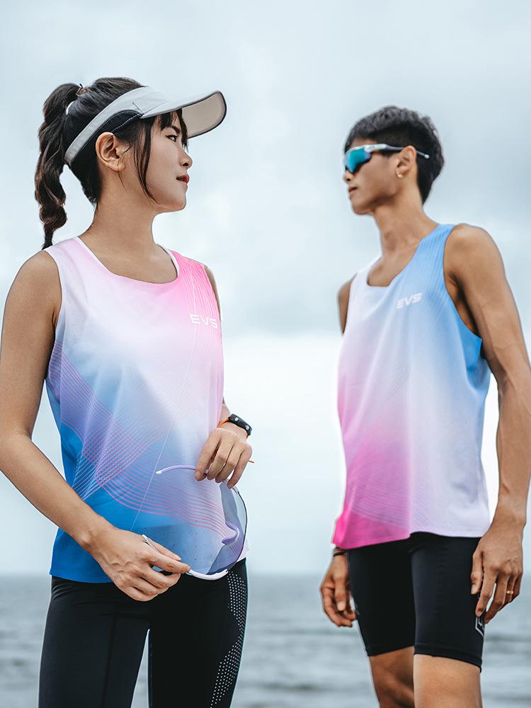 Unisex Lightweight Quick-Dry Marathon Running Vest - Breathable Track & Field Fitness T-shirt