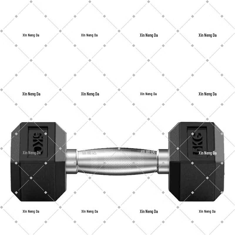 Xinnengda Rubber-Coated Hex Dumbbells