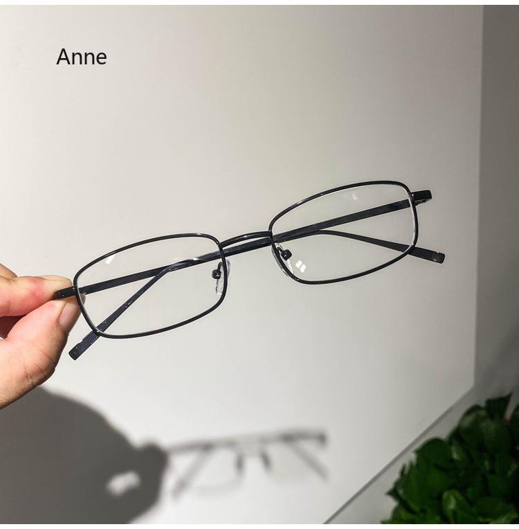 Latest Fashionable Metal Frame Optical-grade Spectacle Eyeglasses Ladies Near Sight Prescription-ready Glasses Women High-end Minus Diopters Eyewear